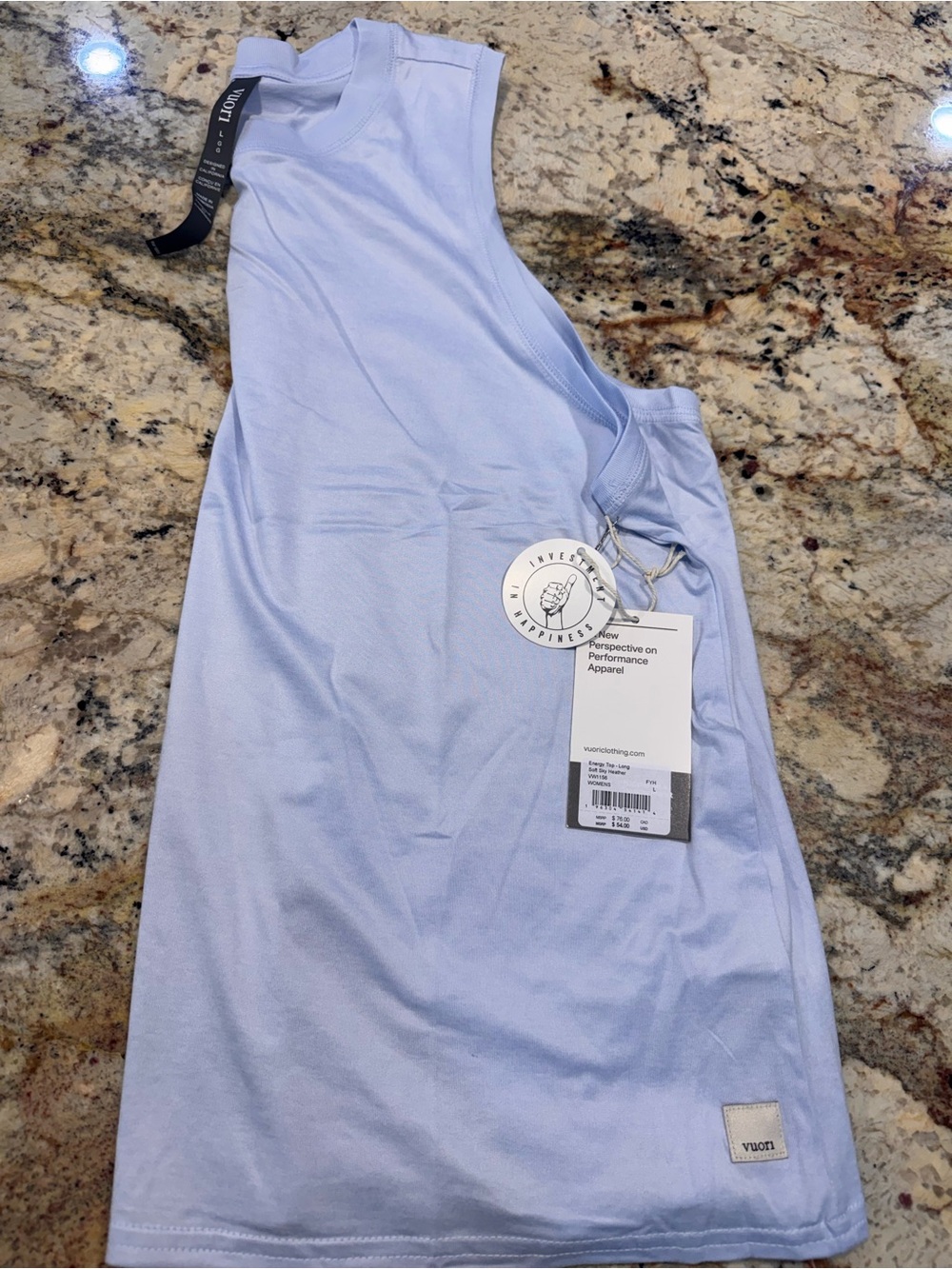 Vuori Energy Long soft Sky Heather